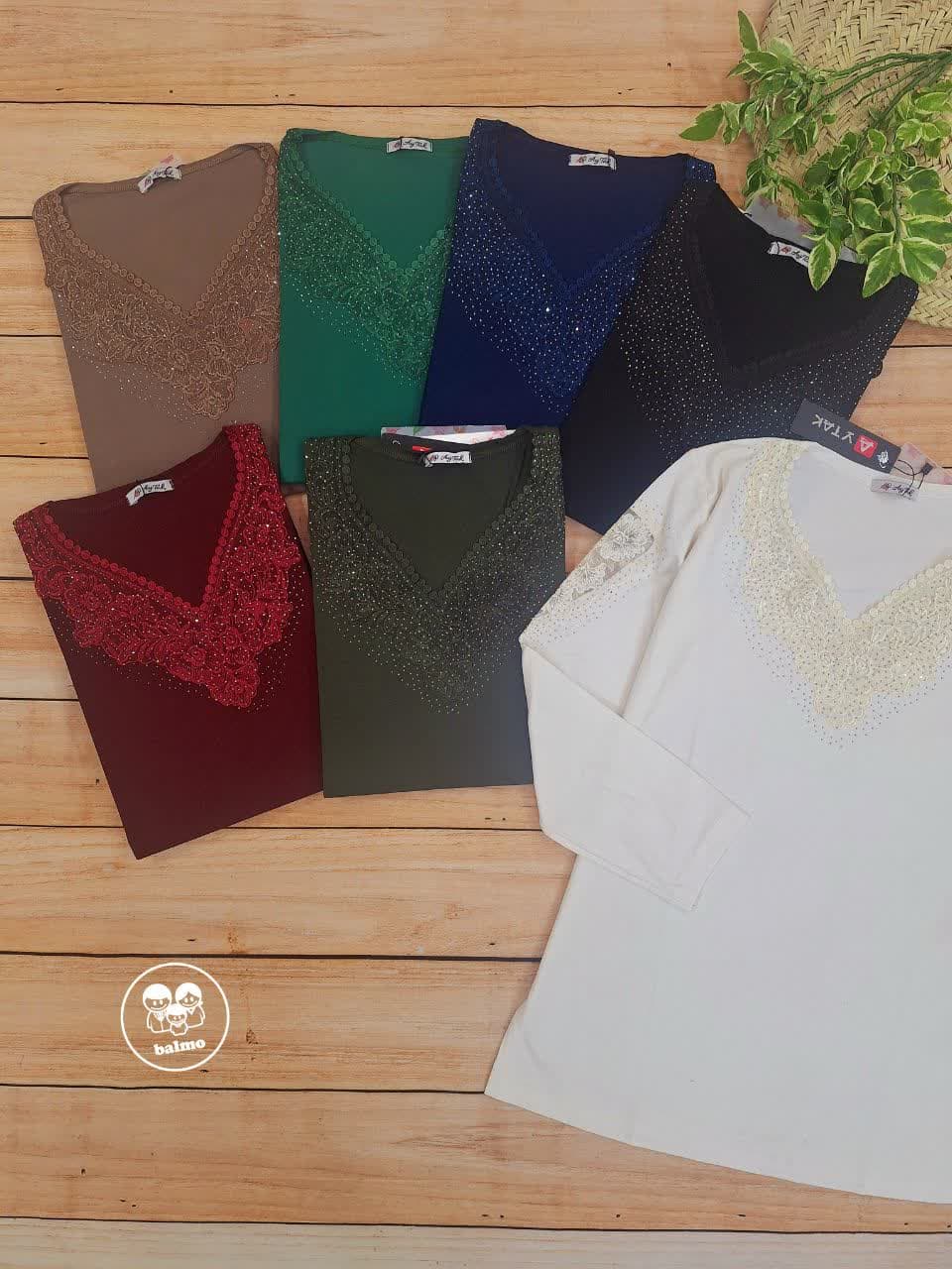 بلوز گیپوری طرح خورشید