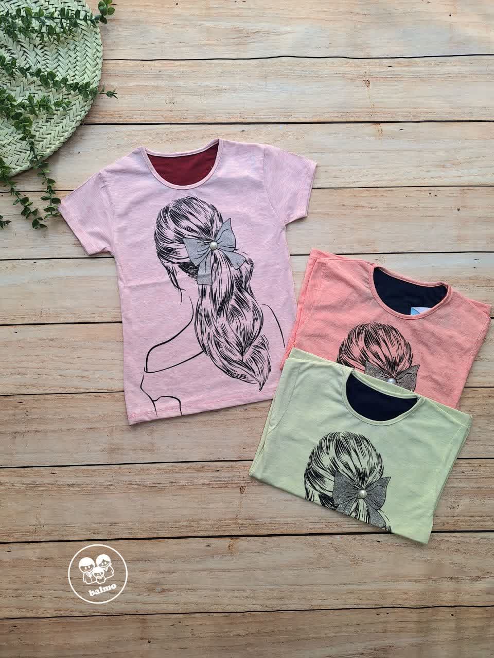 تیشرت طرح گیسو