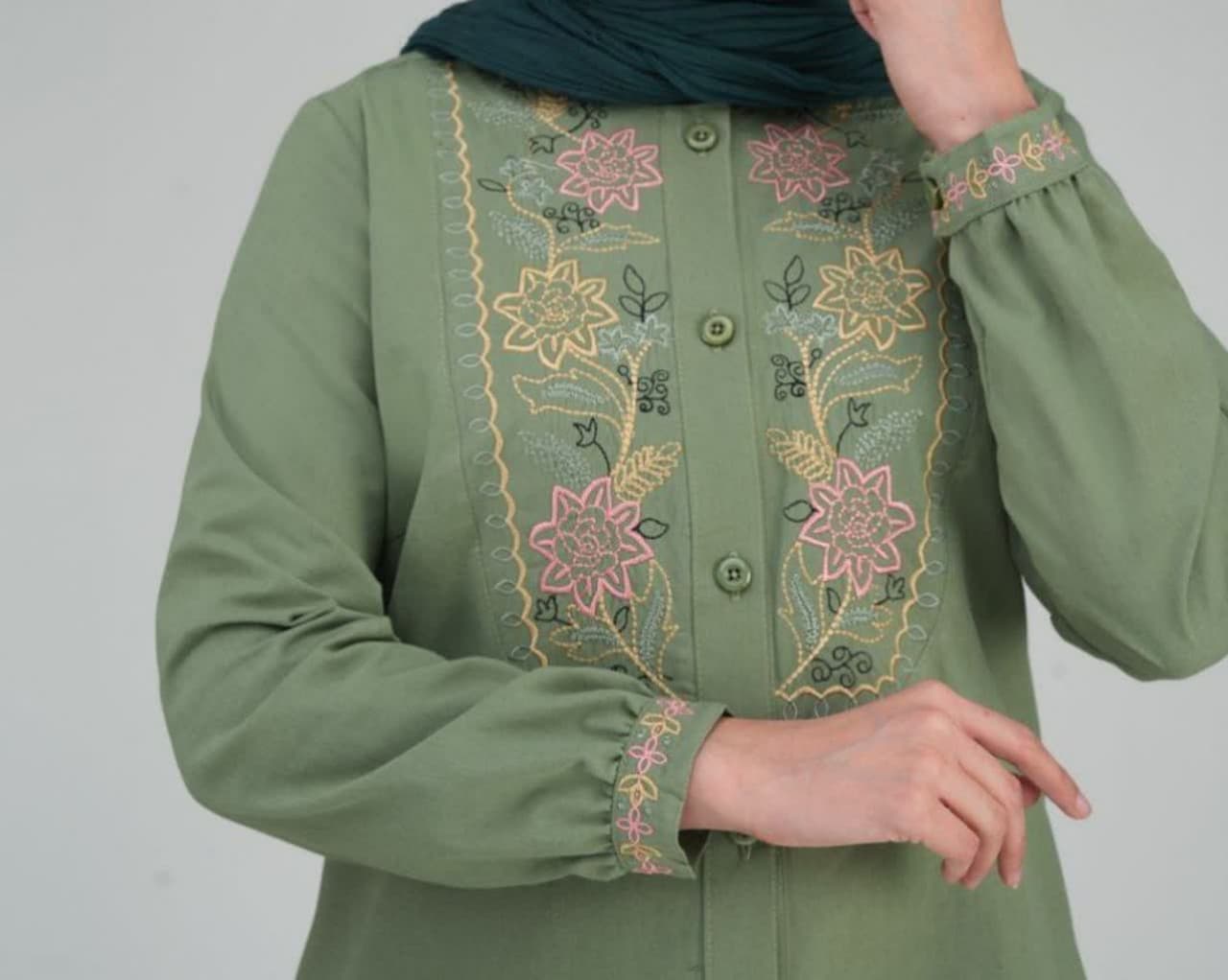 شومیز مانتویی طرح شادان