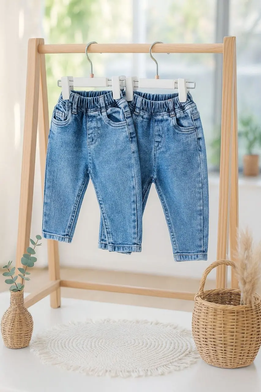 شلوار جین نقلی طرح برسا