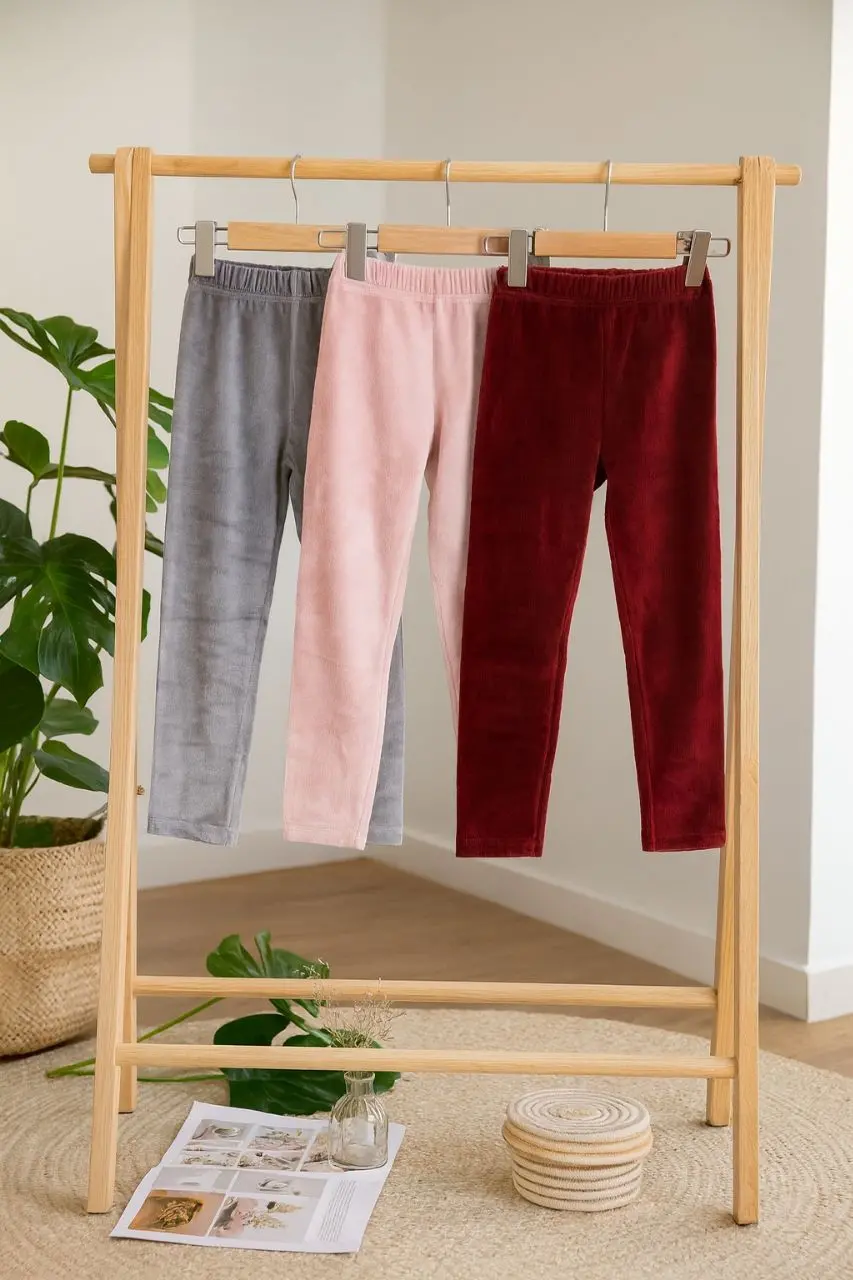 شلوار مخمل طرح سانا