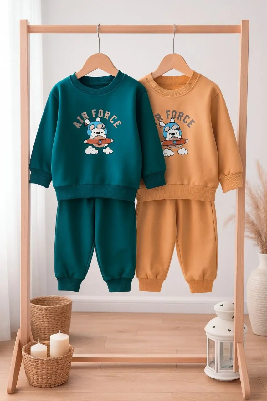 ست بلوز شلوار طرح هواپیما