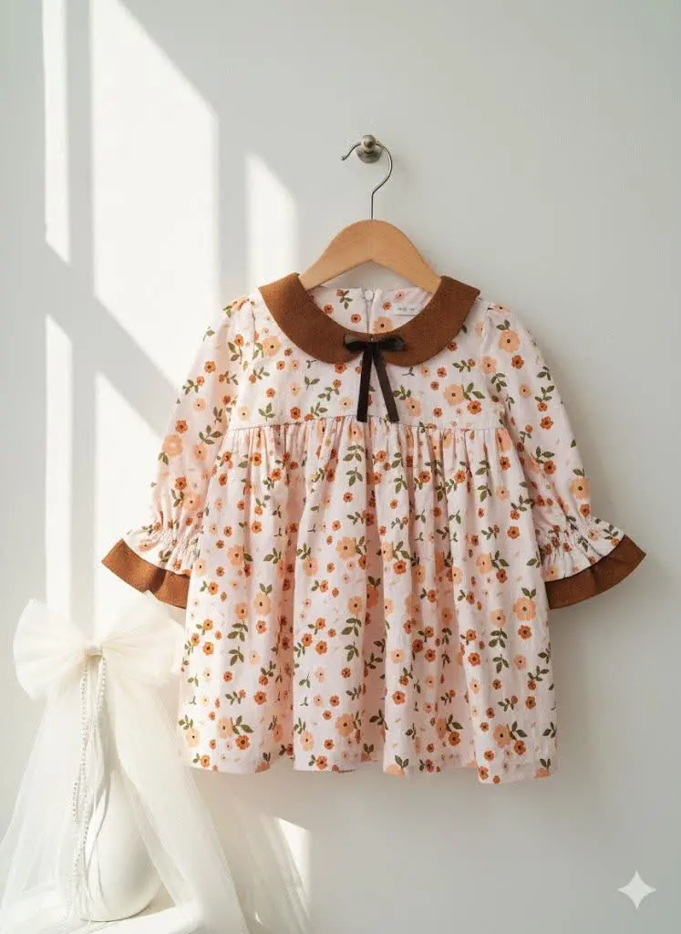 پیراهن دخترانه بهارون